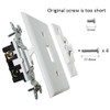 Light Switch Guard, ILIVABLE Optional Wall Plate Cover Switch ON
