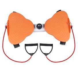 Hualonger Waist Twister Machine, Ab Twister Board with Resistance Bands - 300 lbs Capacity Home Exercise Equipment for Belly Fat, Core Workout - Noiseless & Anti-Slip for Women/Men