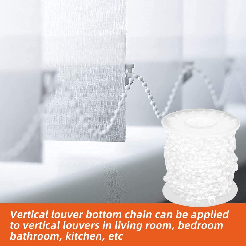 GETUOPT Vertical Blind Bottom Chain for 3.5 Inch/ 89 mm