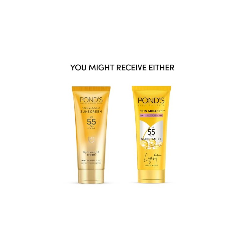 POND'S sun milagro SPF 55 PA++ protector solar ligero 1.76