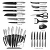 Keewah 19 Pieces Kitchen Knife Set, 15 Stainless Steel Knives