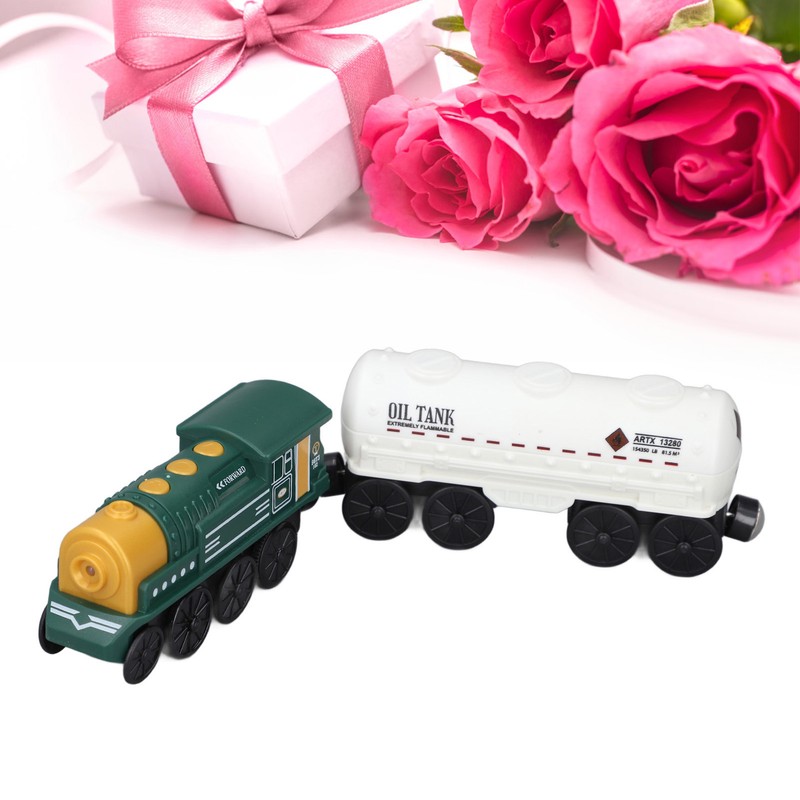Battery Operated Action Locomotive Toy Vintage Magnetic Connection Powerful Engine