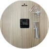 Elmar Port Wooden Wall Clock Wall Clock (No Numbers)