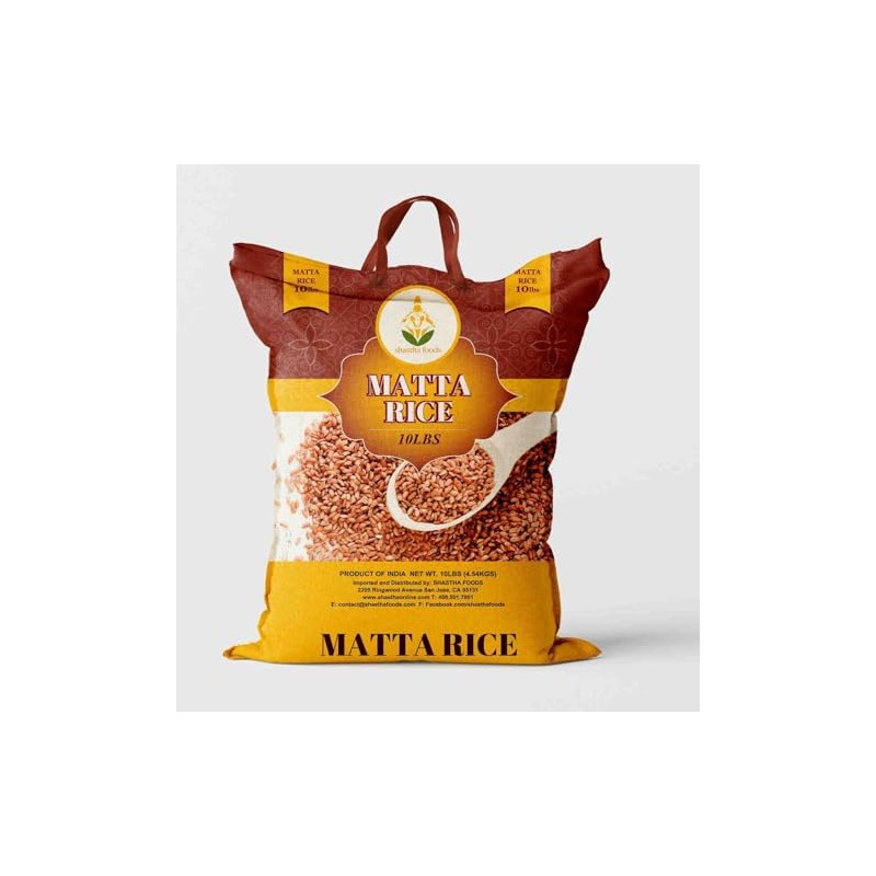 MATTA RICE (ROSE MATTA) RICE 10 LBS (4.54 KGS) PACK