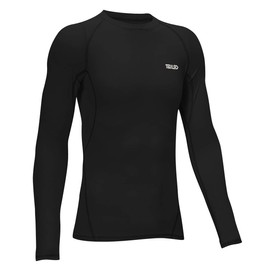 TELALEO Boys' Girls' Long Sleeve Compression Shirts Thermal Fleece Lined Kids Athletic Sports Tops Leggings Baselayer Set XL