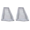 Yardfully Downspout Splashblock (Gray), 2 Pack