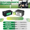 Mjbsan 12V 100Ah LiFePO4 Lithium Battery Deep Cycle for RV