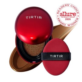 Tirtir Mask Fit Red Cushion Foundation Full Coverage Weightless Skin Satin Glow Finish Korean Makeup Beauty Tattoo Cover Buildable 47n Ebony