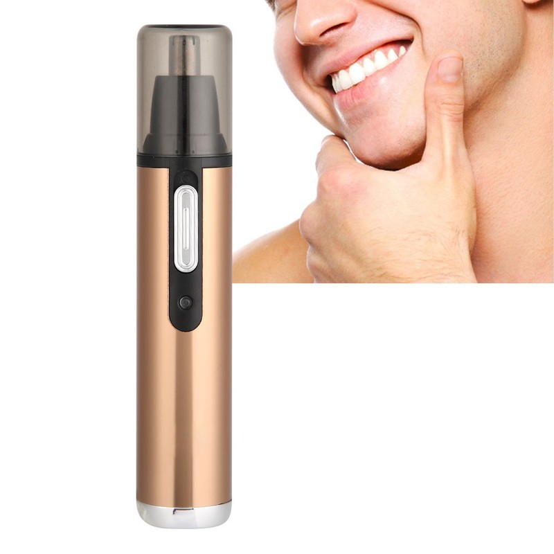 Rechargeable Electric Nose Hair Trimmer Portable Nasal Hair Shaver Cutting