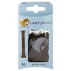 Lady Jayne Bobby Pins Brown X 50