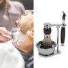 Men Manual Trimmer Kit Trimming Soap Bowl Stand Beard Brush