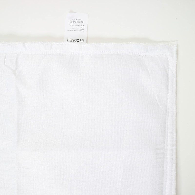 DECOBIRD Throw Pillow Cover 18x18 Extra Soft Lumbar Fuzzy Faux