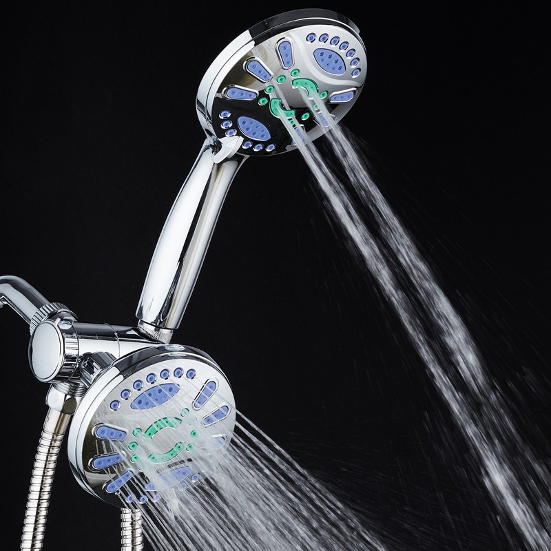 AquaStar Elite 3-in-1 High-Pressure 48-mode Spa Shower Head Combo with