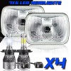 QULOOX Fit Ford Ranger 1983-1988 Pair 7X6"inch H4 6000K LED