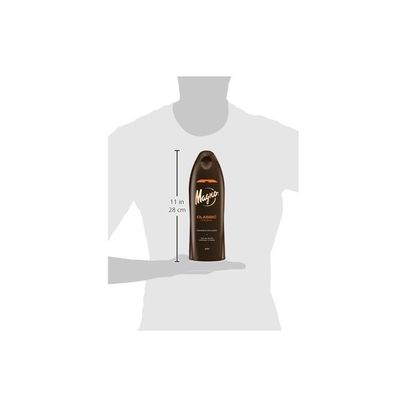 Magno 3 Bottles of Magno Shower Gel 18.3oz./550ml by MAGNO