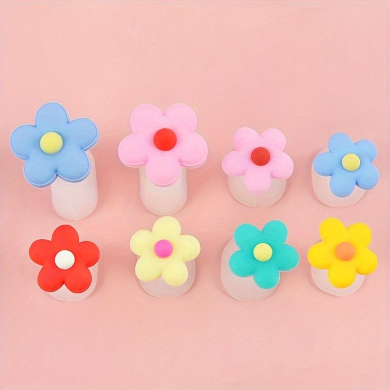8pcs Toe Separator for Nail Polish Pedicure, Silicone Toe Spacers