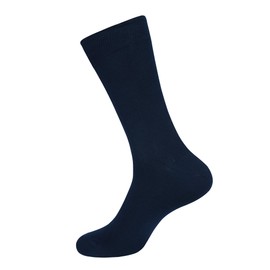 Rasavi Men's Dress Socks, Color - Navy Blue, Pack of 3, Size - 6 to 9, Trouser Breathable Business Professional Formal Wear | Everyday Sock | Solid Colors