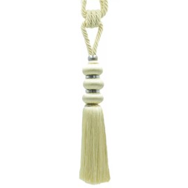 DÉCOPRO Tassel Tieback, Style# TBMD10, Color# A2 - Cream Ivory [Set of 10]