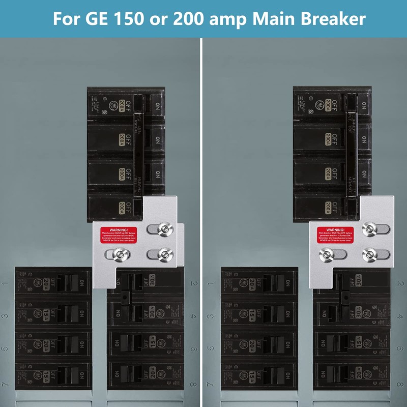 Generator Interlock Kit Compatible with General Electric GE 150 or