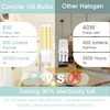 comzler G9 LED Bulb 4000K Natural Daylight, 6W 60 Watt