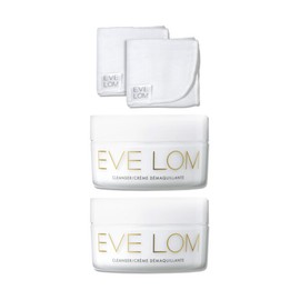 EveBrom (현대홈쇼핑)영국직수입 이브롬 클렌저 듀오 세트(50ml x 2단지 +거즈 x 2장) (Hyundai Home Shopping) UK Direct Import Eve Lom Cleanser Duo Set (50ml x 2 Jars + 2 Gauze)