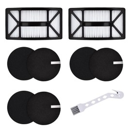 MZY LLC Filter Replacement for Bissell Vacuum,Filter for Bissell CleanView 2486, 2487, 2488, 2490, 2492, PowerClean 2494 Vacuum, Compare to Part # 1608225, 1604130, 1601972, 2 HEPA +6 Foam Filters