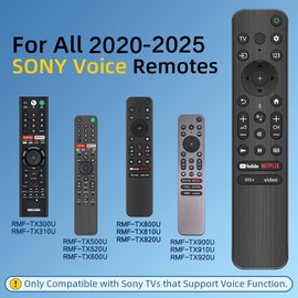 Replacement for Sony Remote Control for Bravia Smart TV with Voice Search. for All 2020-2025 Sony TV Remote Replacement. 1-Year Full Warranty.