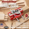 Woodpeckers Cam-A-Line Dowel Jig, 1/4 Inch, USA Made Ultimate Doweling