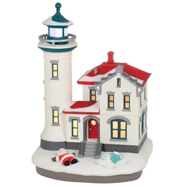 Hallmark Keepsake Christmas Ornament 2023, Holiday Lighthouse 2023 Ornament with Light, Gifts for Her