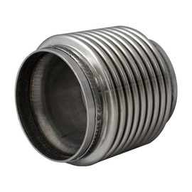Verocious Motorsports Exhaust Flex Bellow w/Smooth Liner, 304 Stainless Steel - 2.5"