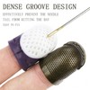 4 Packs Thumb Guard Finger Protectors Sewing Thimble for Sewing