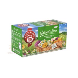 Teekanne Nature’s Best Hibiscus Lemongrass Blackberry Orange Marigold Linden Camomile Natural Herbal Tea