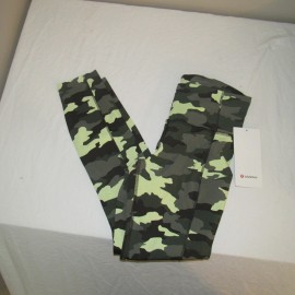 Lululemon Fast Free HR Tight Yoga Pant 25" LW5BXR HCCG Camouflauge 6 NWT