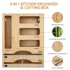 Jitner NEW! Storage Bag Organizer with Foil and Plastic Wrap