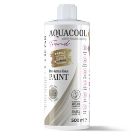 MAC paint - All In One Chalk paint, Furniture, Cabinet, Countertop, Tile Paint, no primer or sanding needed. Matte Finish. 16.9 Fl Oz (RAL 7032 Pebble Grey)