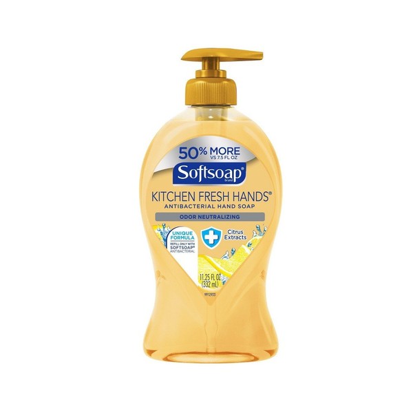 Antibacterial Hand Soap, Citrus, 11 1/4 oz Pump Bottle