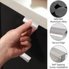 MOROBOR Finger Edge Pull, 8pcs Concealed Handle Modern Style Drawer