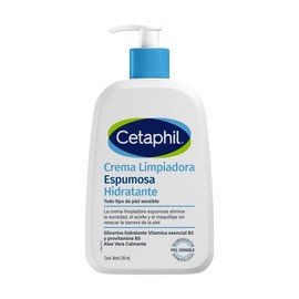 Cetaphil Crema Limpiadora Espumosa Hidratante Para Todo Tipo de Piel 236 ml  Limpia sin resecar, mantiene barrera protectora natural y pH con...      
