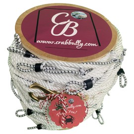 Crab Bully 600’ - 1/4" 3 Strand medium-soft lay 3/16" Twisted Nylon trotline