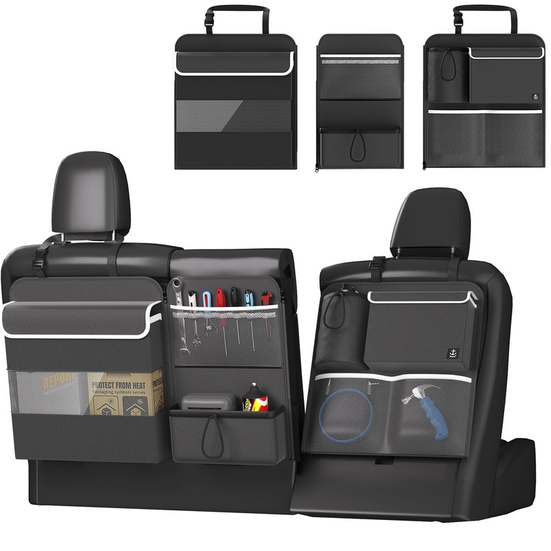 Timoxi Back Seat Trunk Organizer Hanging Car Organizer Trunk Foldable