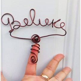 Believe Tree Topper For Christmas Holiday