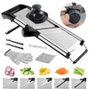 NIOSAVM commercial Mandoline Slicer,Stainless Steel Vegetable Slicer,non-slip mandoline slicer for