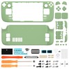 eXtremeRate Matcha Green Custom Faceplate Back Plate Shell for Steam