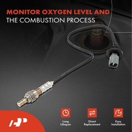 A-Premium Sonda Lambda compatible con Toyota Camry 92-96, Matrix 03-06, Echo, Prius, Yaris & Lexus ES300 92-96, GS460 08-11, SC300 & Scion XA, XB, XD & Pontiac Vibe