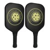 Pickleball Raquette Set 2 Rackets 4 Balls Lightweight Carbon Fiber