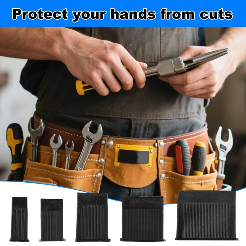 20pcs Chisel Edge Guards, 5 Specification Chisel Tip Protectors for