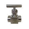 PRM 1 Inch Needle Valve, 304 Stainless Steel, T-Design Handle,