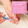 Bona Fide Beauty Glass Nail File with Case, Aqua Cobalt