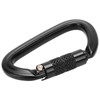Aluminum Auto Locking Climbing Carabiner Clips Twist Lock DRing Clip