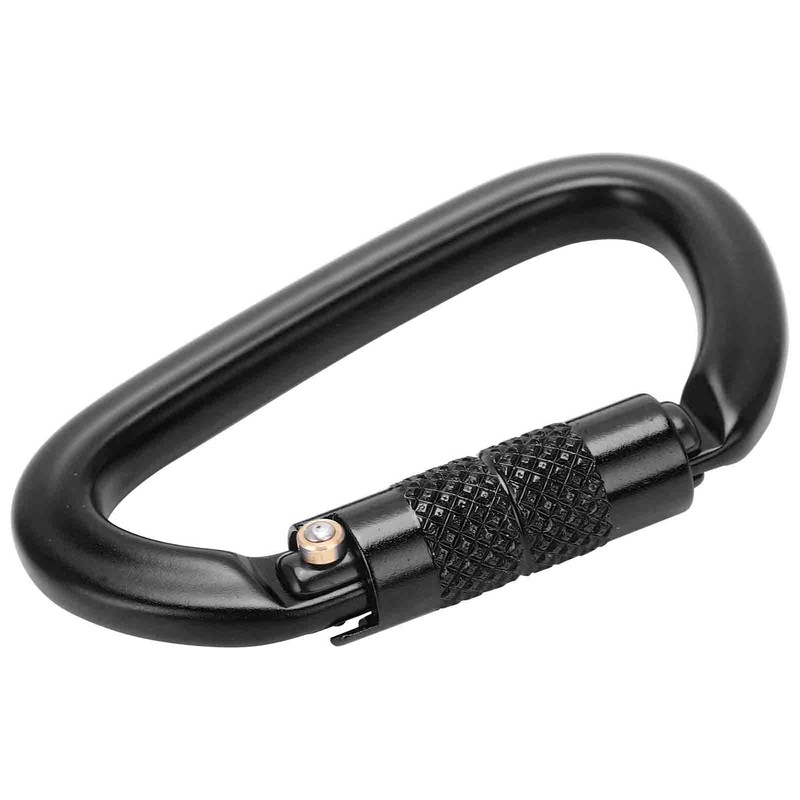 Aluminum Auto Locking Climbing Carabiner Clips Twist Lock DRing Clip